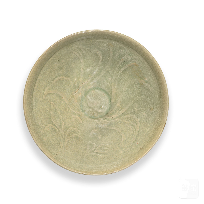 韓國 高麗王朝 青釉花卉紋盌 | A KOREAN CELADON BOWL